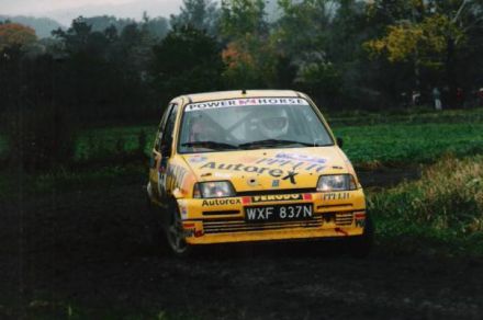 Jacek Sikora i Marek Kaczmarek - Fiat Cinquecento Sporting.